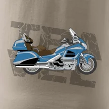 Cestovná motorka Amerika modrá Cestovná motorka Amerika modrá