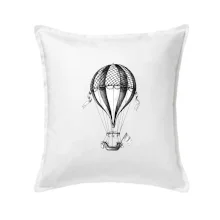 Teplovzdušný balón kreslený