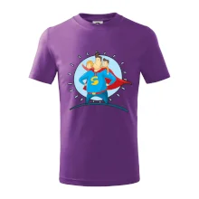 Táta superman - dievča a chlapec