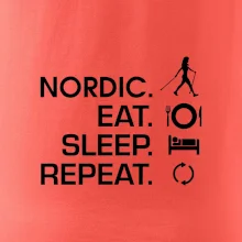 Nordic walking eat sleep