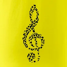 Husľový kľúč z nôt Husľový kľúč z nôt