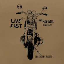 Motorka kresba live fast