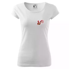 Folklór na prsníku veverička