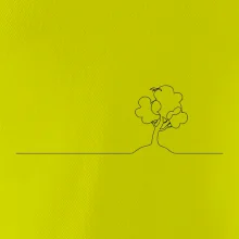 Strom s vtáčikom linka