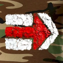 Párová turistická značka červená Párová turistická značka červená