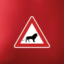Dopravná značka - Pozor lev