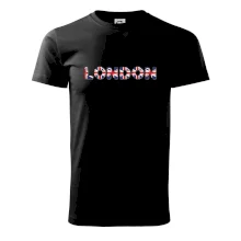 Nápis London vlajka Nápis London vlajka