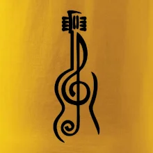 Husľový kľúč gitara