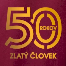 50 rokov zlatý človek