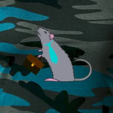 Krysa kancelářská barevná (Moňas)