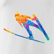 Skokan na lyžiach splash