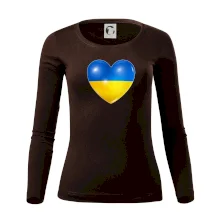 Ukrajina srdce vlajka Ukrajina srdce vlajka