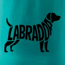 Labrador nápis v tele