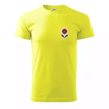 Folklór na prsníku kvetina guľatá