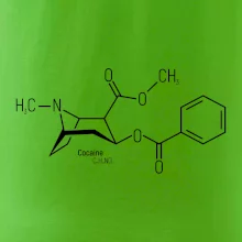 Molekulárna štruktúra Cocaine Kokaín