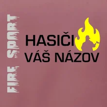 Hasiči - Váš názov - FLUO + Reflexná potlač