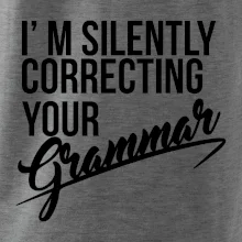 Correcting grammar