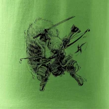 Skica ninja veverička