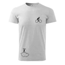 Mapa ČR + kolo na prsu Mapa ČR + kolo na prsu