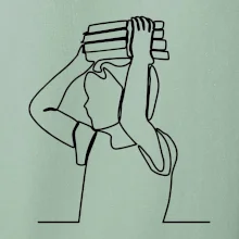 Študent a kniha jedným ťahom Študent a kniha jedným ťahom