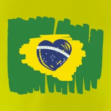 Brazília vlajka srdca