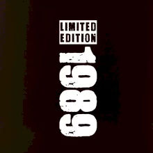 Limited edition 1989 pruh