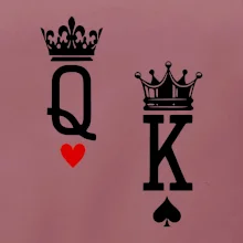 King & Queen logo na prso