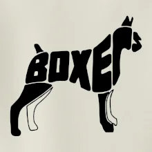 Boxer nápis v tele