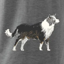 Border kólia kreslená