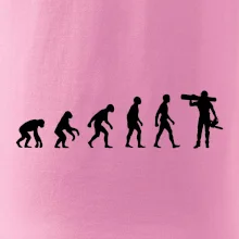 Evolúcia drevorubač - píla a kmeň