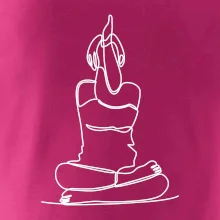 Jóga v sede jedným ťahom