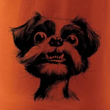 Čiernobiela karikatúra Ši-tzu