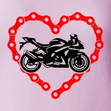 Moto srdce reťaz - superšport