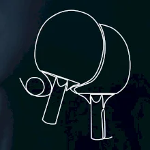Rakety na stolný tenis jedným ťahom Rakety na stolný tenis jedným ťahom