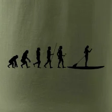 Evoluce paddleboard žena