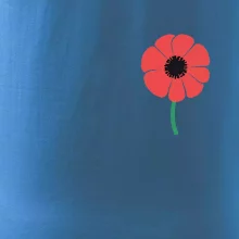 Vlčí mak ikonka na prsníku