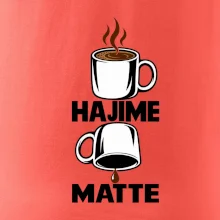 Hajime matte káva judo