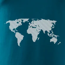 Mapa sveta odtlačok