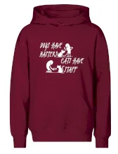 Dogs have masters, cats have staff