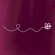 Dráha letu včely - vlnovka Dráha letu včely - vlnovka