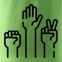 Kameň nožnice papier ikony