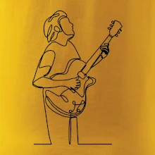 Gitarista jedným ťahom