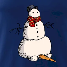 Snehuliak so spadnutým nosom