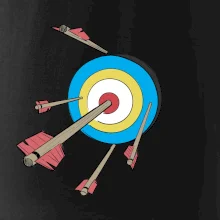 Šípy vo farebnom terči