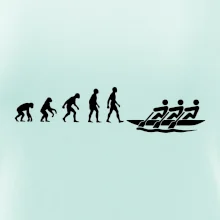 Evolúcia veslovanie 3 ľudia