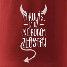 Mikuláš, ja už nebudem zlostiť!