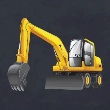 Bager bez nápisu spredu