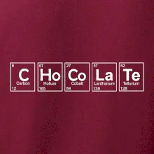 Čokoláda - periodická tabuľka Čokoláda - periodická tabuľka