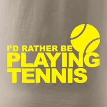 Playing tennis Playing tennis