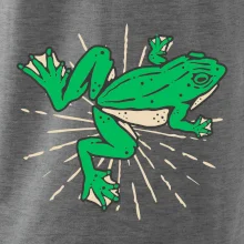 Žaba zelená kreslená